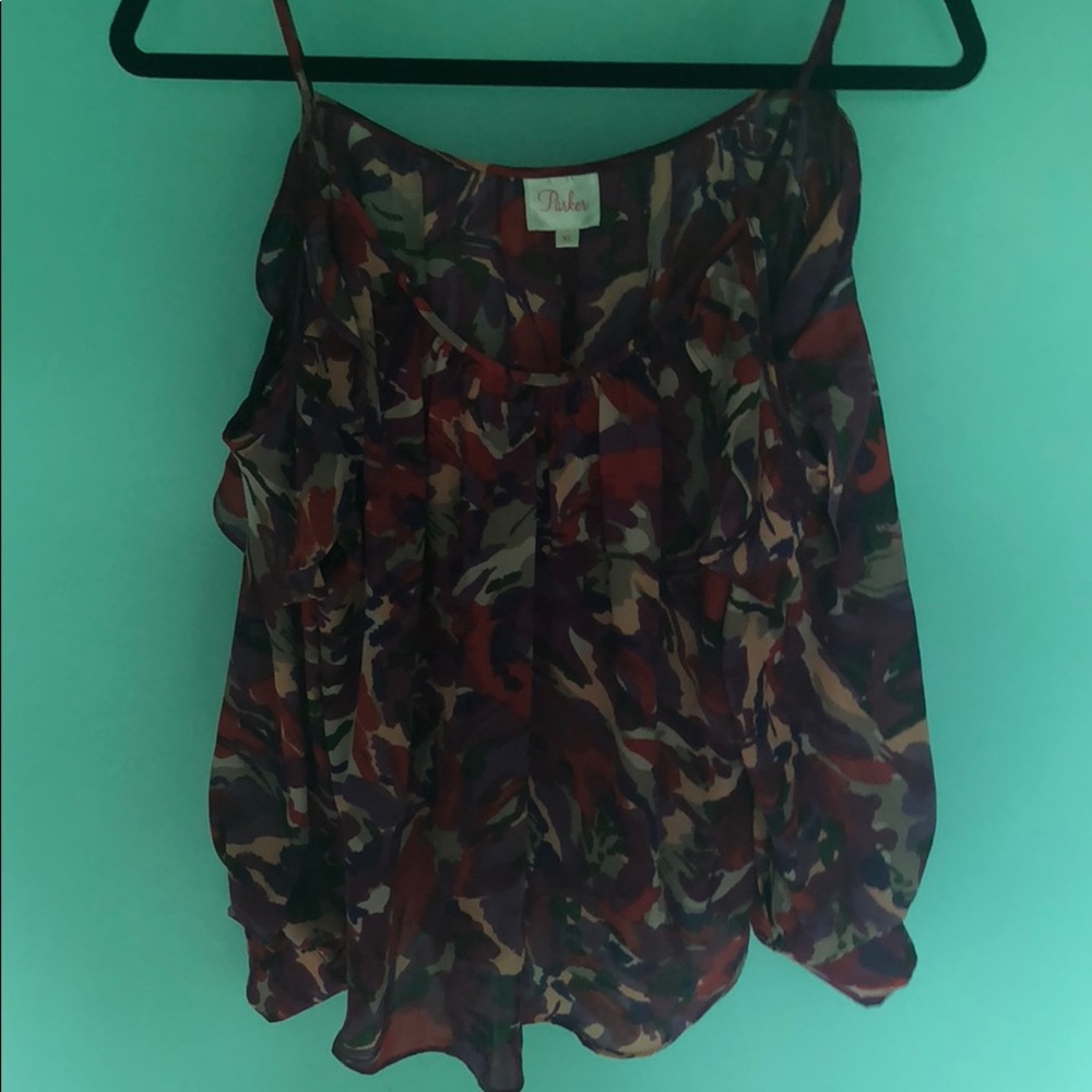 Parker cold shoulder top